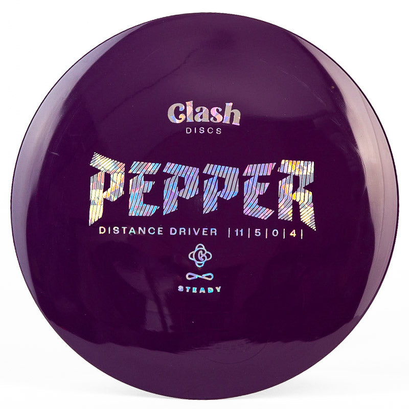 Clash Discs Pepper (Steady) Purple | Silver Shatter |  174g