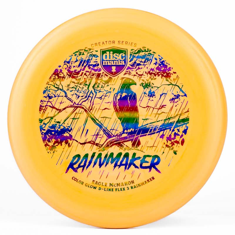 Discmania Eagle McMahon Glow Rainmaker  Orange | Rainbow Shatter | 176g