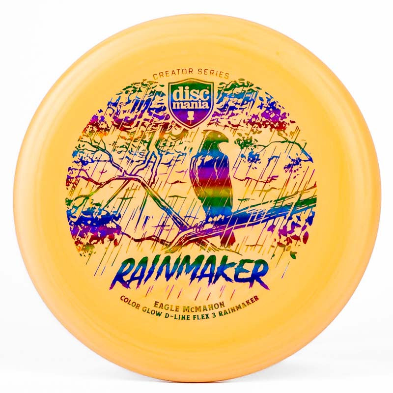 Discmania Eagle McMahon Glow Rainmaker  Orange | Rainbow Shatter | 176g