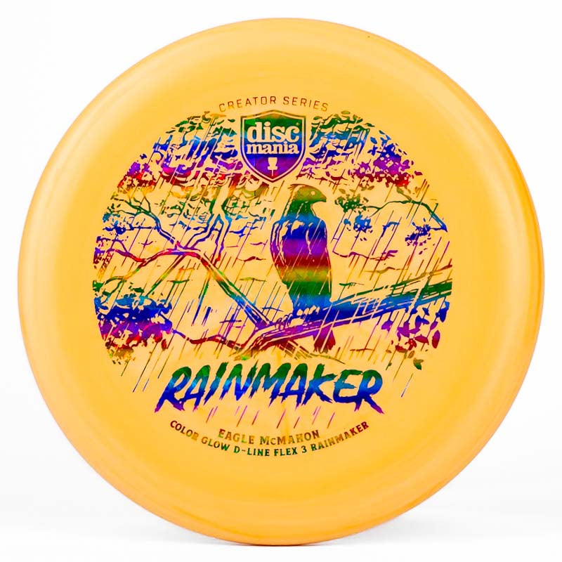 Discmania Eagle McMahon Glow Rainmaker  Orange | Rainbow Shatter | 176g