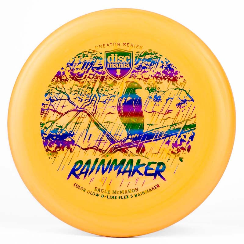 Discmania Eagle McMahon Glow Rainmaker  Orange | Rainbow Shatter | 176g