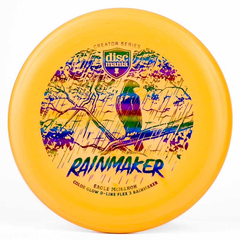 Discmania Eagle McMahon Glow Rainmaker  Orange | Rainbow Shatter | 176g