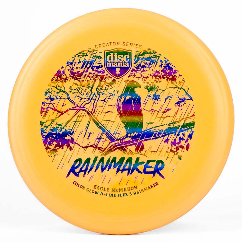 Discmania Eagle McMahon Glow Rainmaker  Orange | Rainbow Shatter | 176g