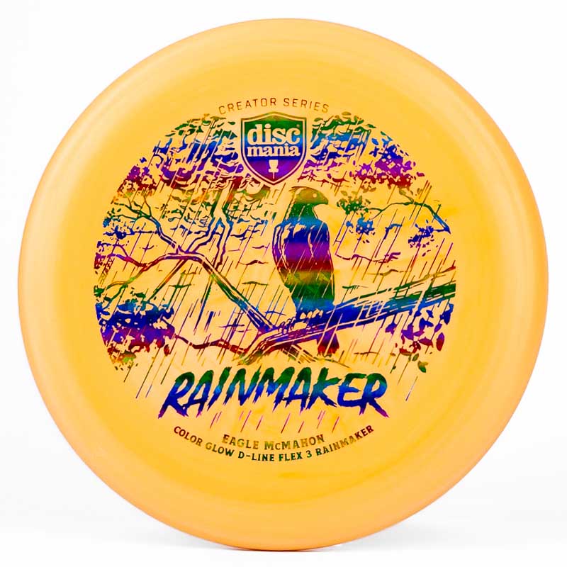 Discmania Eagle McMahon Glow Rainmaker  Orange | Rainbow Shatter | 176g