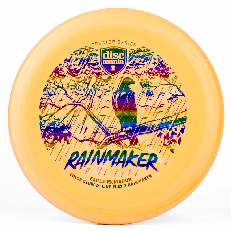 Discmania Eagle McMahon Glow Rainmaker  Orange | Rainbow Shatter | 176g