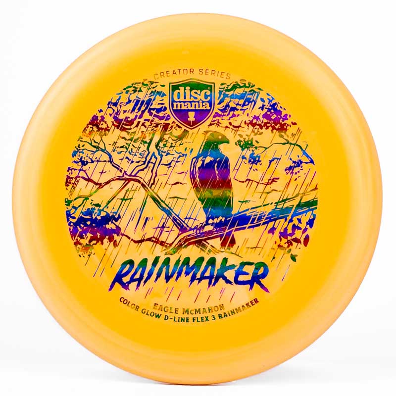 Discmania Eagle McMahon Glow Rainmaker  Orange | Rainbow Shatter | 176g
