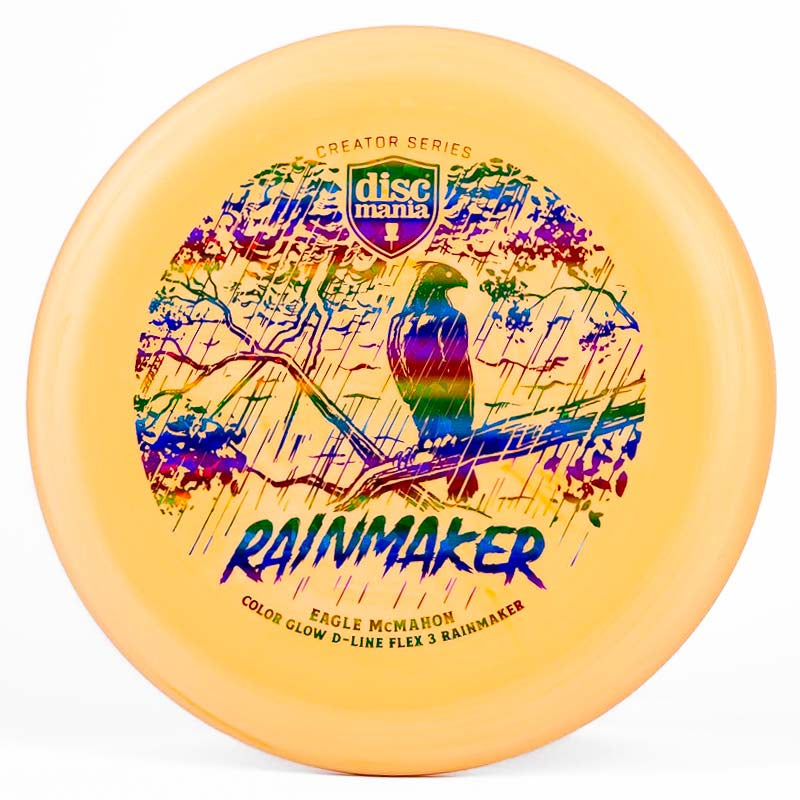 Discmania Eagle McMahon Glow Rainmaker  Orange | Rainbow Shatter | 176g