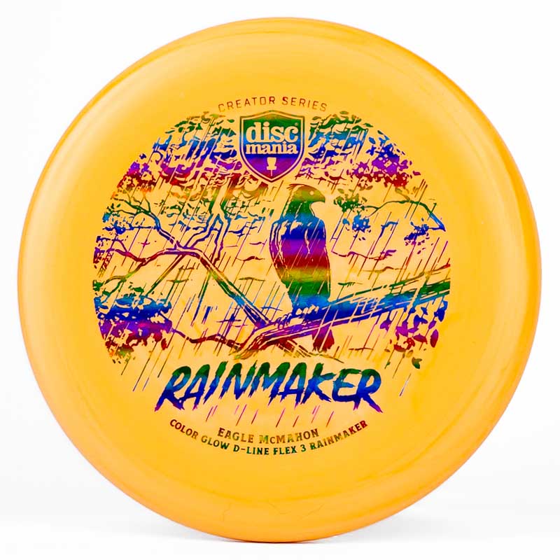 Discmania Eagle McMahon Glow Rainmaker  Orange | Rainbow Shatter | 176g
