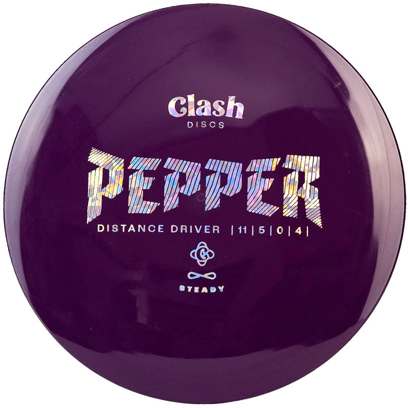Clash Discs Pepper (Steady) Purple | Silver Shatter |  174g