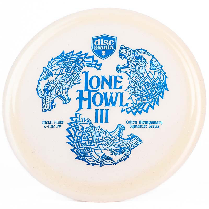 Discmania Lone Howl 3 C-Line PD (Metal Flake Colton Montgomery) White | Blue | 176g