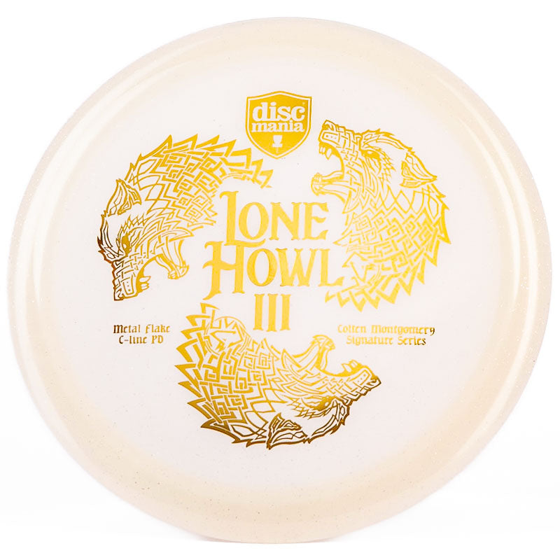 Discmania Lone Howl 3 C-Line PD (Metal Flake Colton Montgomery) White | Gold | 176g
