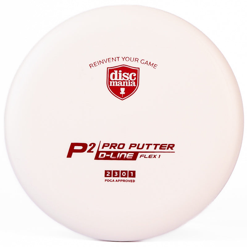Discmania P2 (D Line Flex 1) White | Flex 1 | Red | 176g