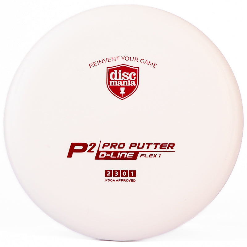 Discmania P2 (D Line Flex 1) White | Flex 1 | Red | 176g