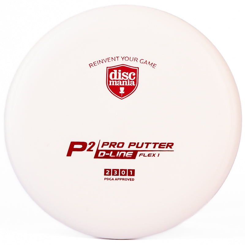 Discmania P2 (D Line Flex 1) White | Flex 1 | Red | 176g