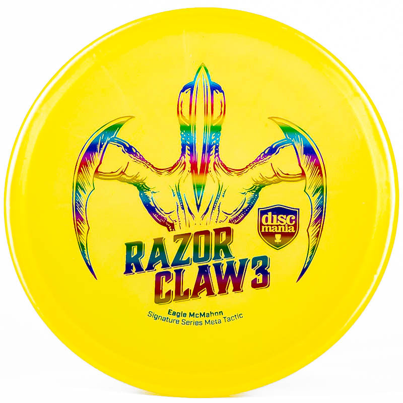 Discmania Razor Claw 3 Meta Tactic (Eagle McMahon) Yellow | Rainbow | 174g