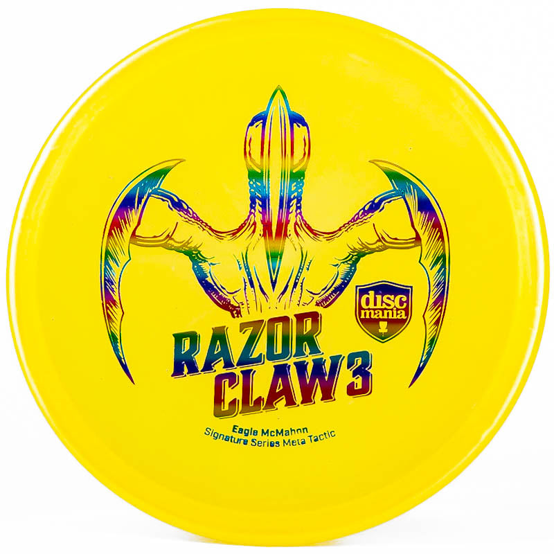 Discmania Razor Claw 3 Meta Tactic (Eagle McMahon) Yellow | Rainbow | 173g