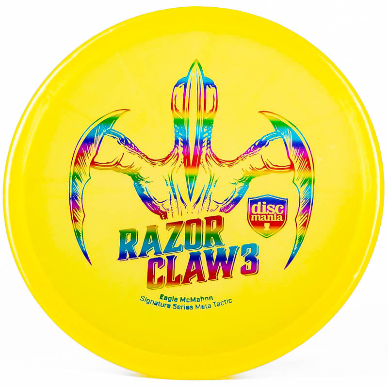 Discmania Razor Claw 3 Meta Tactic (Eagle McMahon) Yellow | Rainbow | 173g