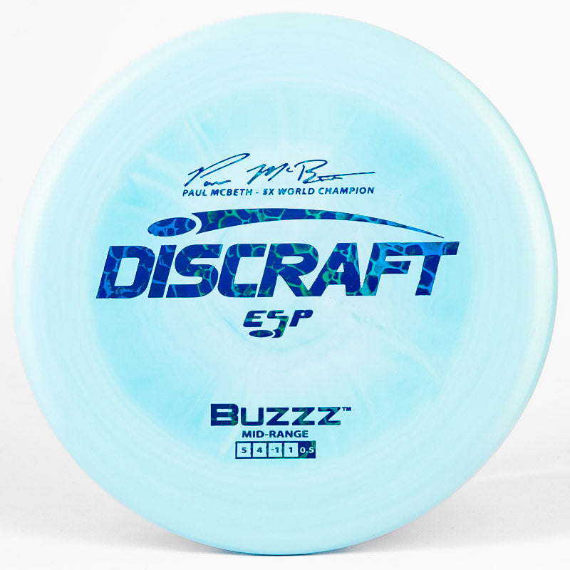Blue Discraft Buzzz with a Blue Scales Stamp