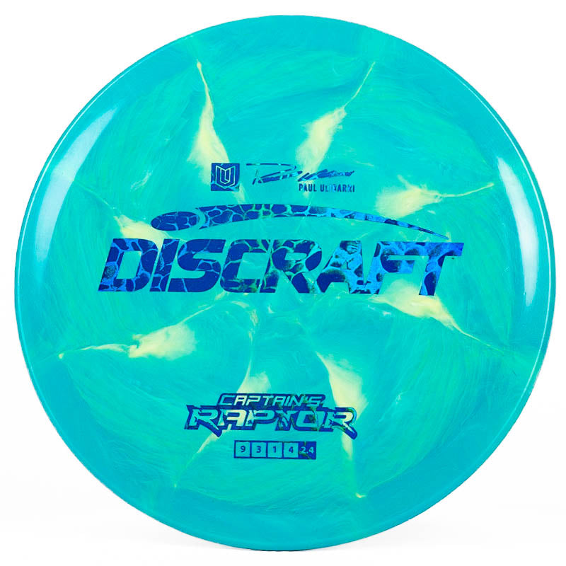 Discraft Captain's Raptor Teal Yellow | Blue   |  173g-174g