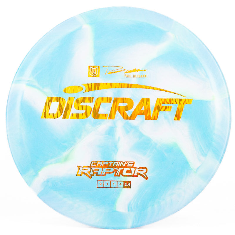 Discraft Captain's Raptor Blue Pink | Gold Water |  173g-174g