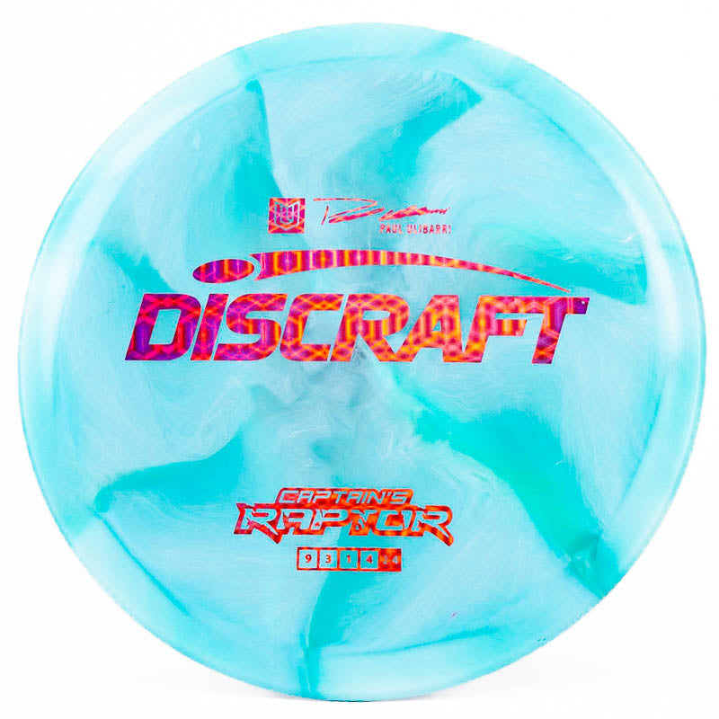 Discraft Captain's Raptor Blue Green | Pink Pattern |  173g-174g