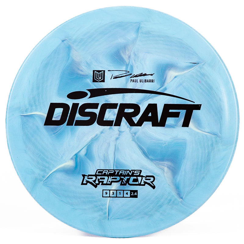 Discraft Captain's Raptor Gray Blue | Black |  167g-169g