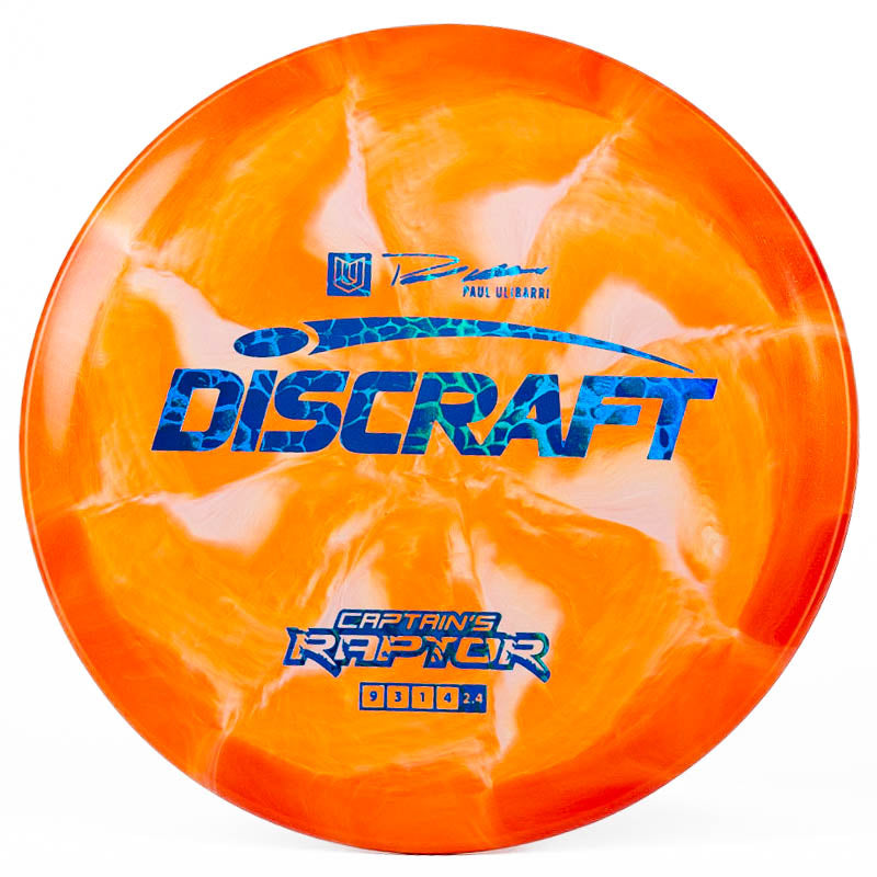 Discraft Captain's Raptor Orange | Blue Reptile |  173g-174g
