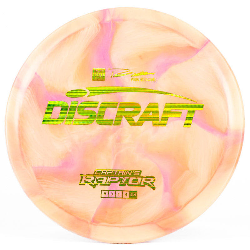 Discraft Captain's Raptor Pink | Green Lasers |  173g-174g