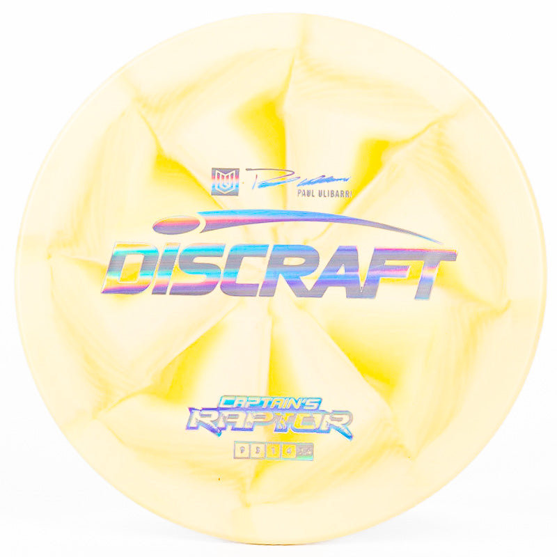 Discraft Captain's Raptor Yellow | Holographic |  173g-174g