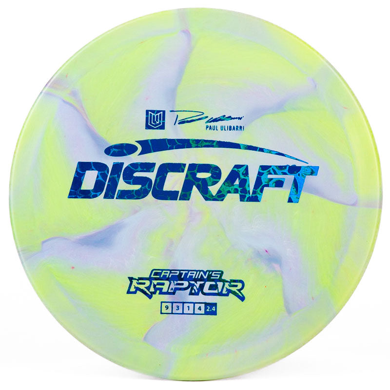 Discraft Captain's Raptor Green Purple | Blue Reptile |  173g-174g
