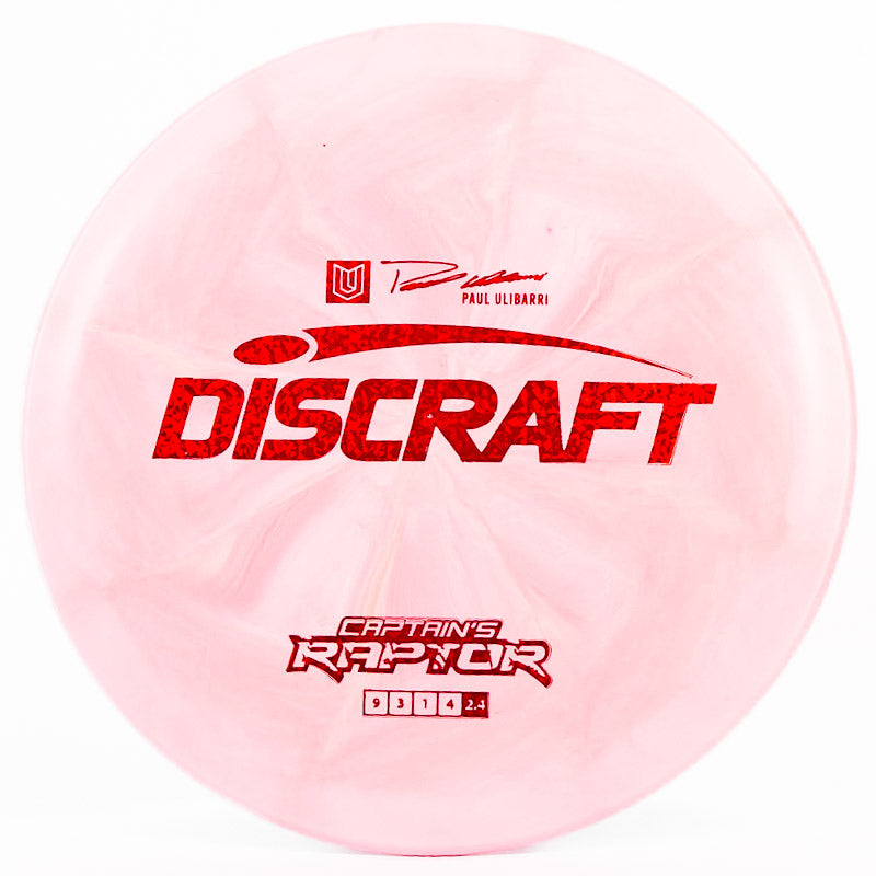 Discraft Captain's Raptor Pink | Red Shatter |  167g-169g