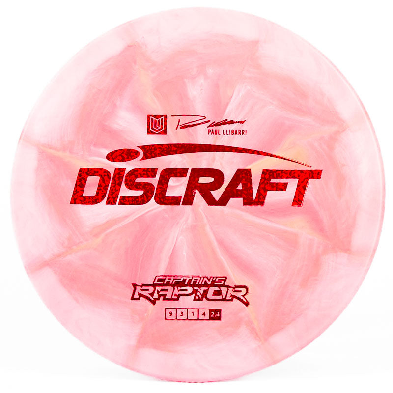 Discraft Captain's Raptor Pink | Red Shatter |  167g-169g