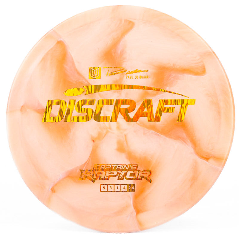 Discraft Captain's Raptor Pink | Gold Water |  173g-174g