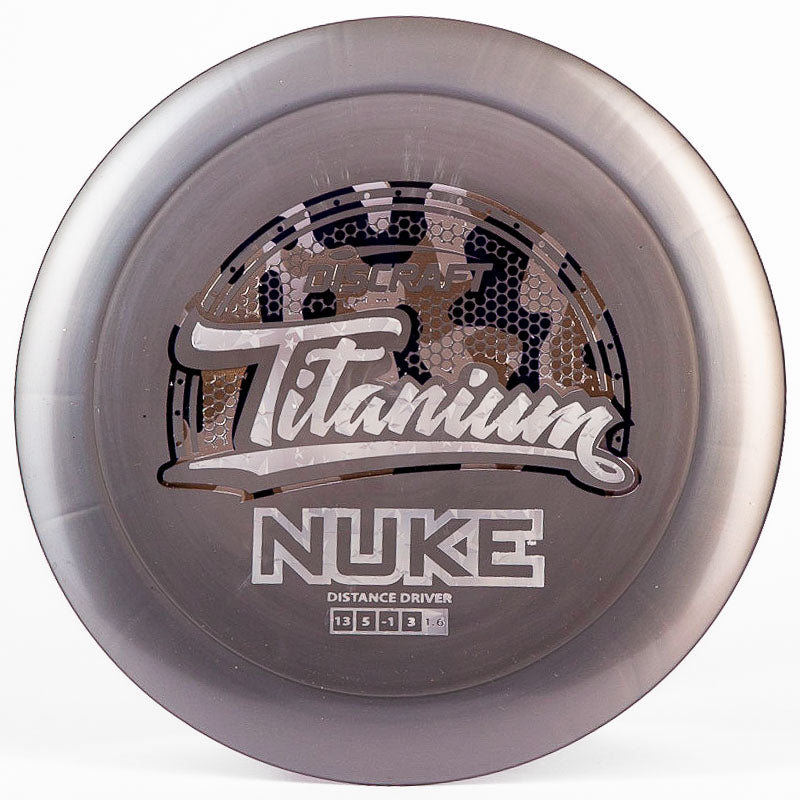 Discraft Nuke (Titanium) Silver  | Camo Stars |  167g-169g