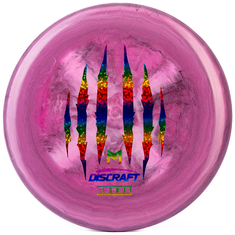 Discraft Paul McBeth 6x Claw ESP Luna Purple Pink | Rainbow Stars |  170g-172g