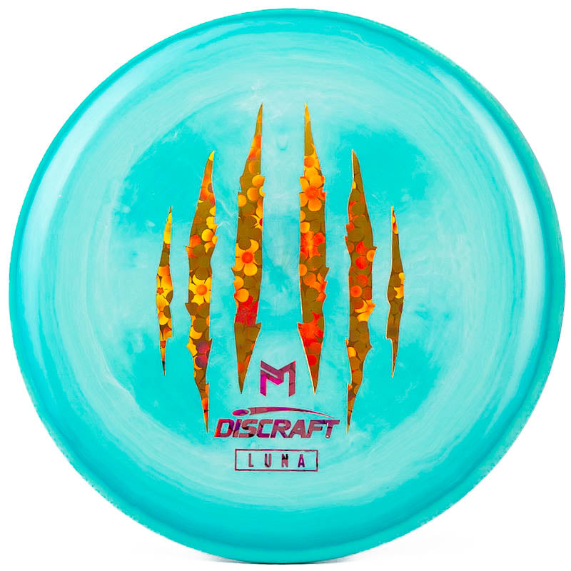 Discraft Paul McBeth 6x Claw ESP Luna Aqua | Gold Flowers |  170g-172g