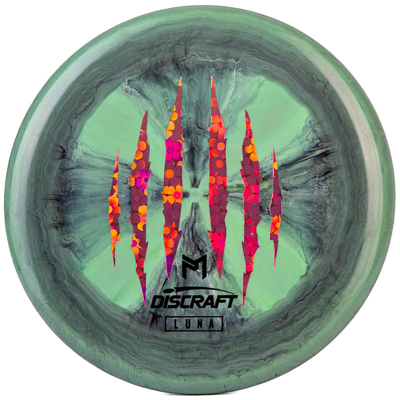Discraft Paul McBeth 6x Claw ESP Luna Green Gray  | Holo Flowers |  173g-174g