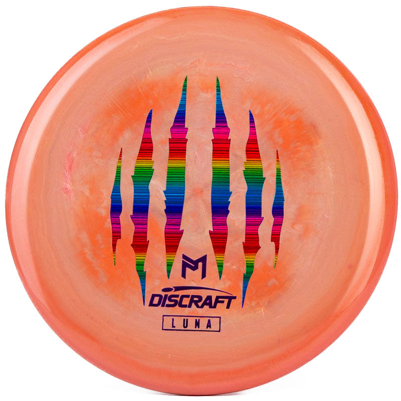 Discraft Paul McBeth 6x Claw ESP Luna Unique | Rainbow Lines |  173g-174g
