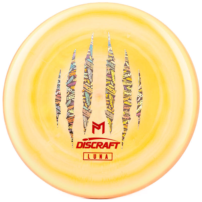 Discraft Paul McBeth 6x Claw ESP Luna Yellow Pink | Holo Discraft |  173g-174g