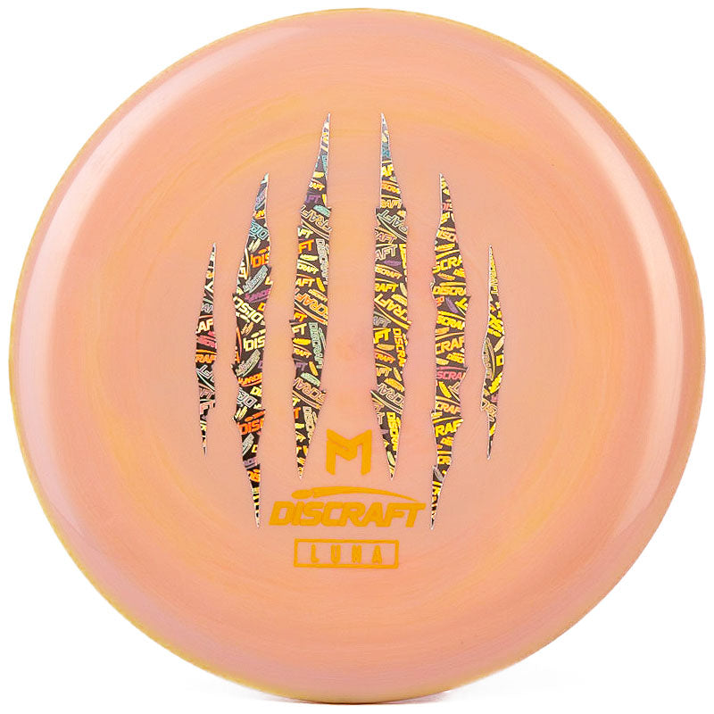 Discraft Paul McBeth 6x Claw ESP Luna Pink Yellow | Holo Discraft |  173g-174g