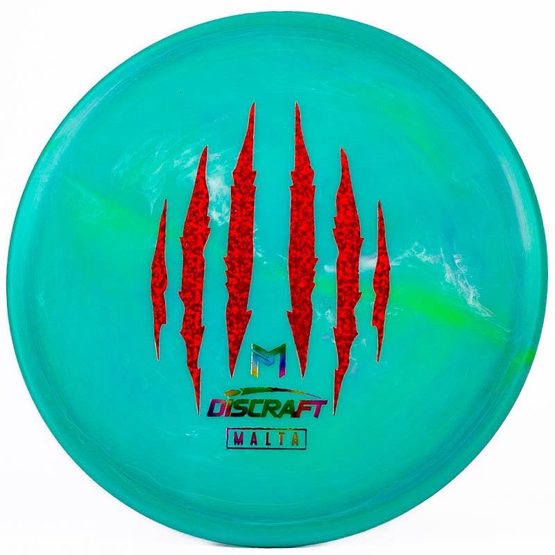 Discraft Paul McBeth 6x Claw ESP Malta Aqua | Red Shatter |  175g-176g
