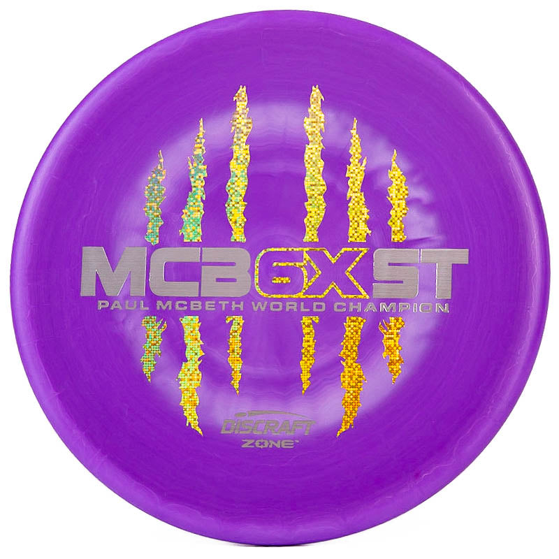 Discraft Paul McBeth 6x Claw ESP Zone Purple | Holo Dots |  173g-174g