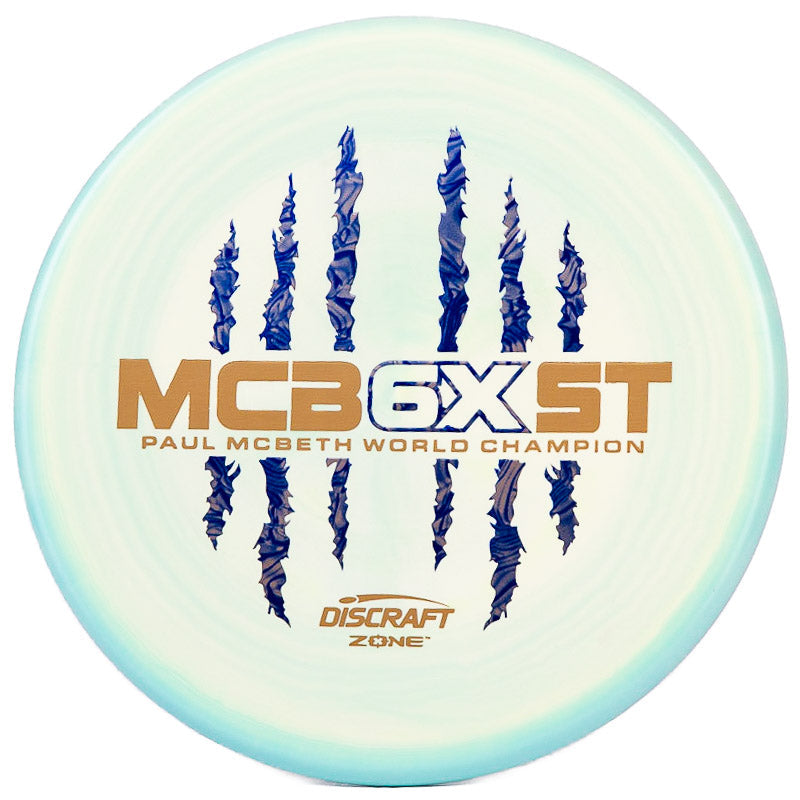 Discraft Paul McBeth 6x Claw ESP Zone Sea Foam | Blue Rose Pattern |  173g-174g