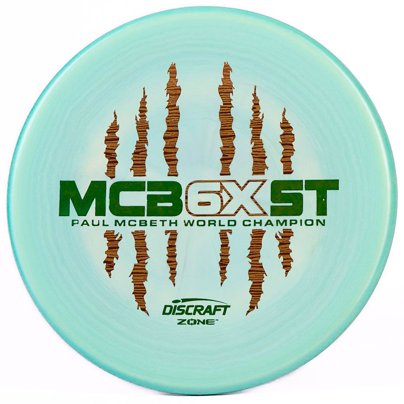 Discraft Paul McBeth 6x Claw ESP Zone Blue | Woodgrain |  173g-174g