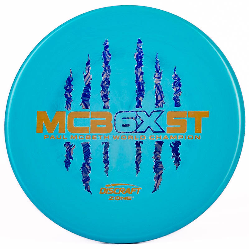 Discraft Paul McBeth 6x Claw ESP Zone Blue | Blue Rose Pattern |  173g-174g