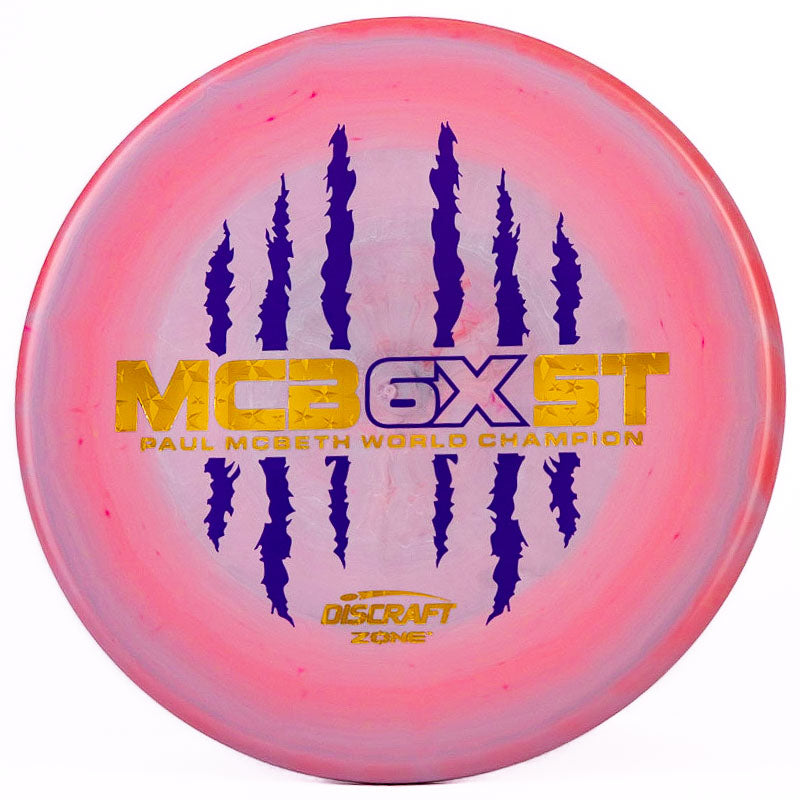 Discraft Paul McBeth 6x Claw ESP Zone Pink Purple | Gold Stars |  173g-174g