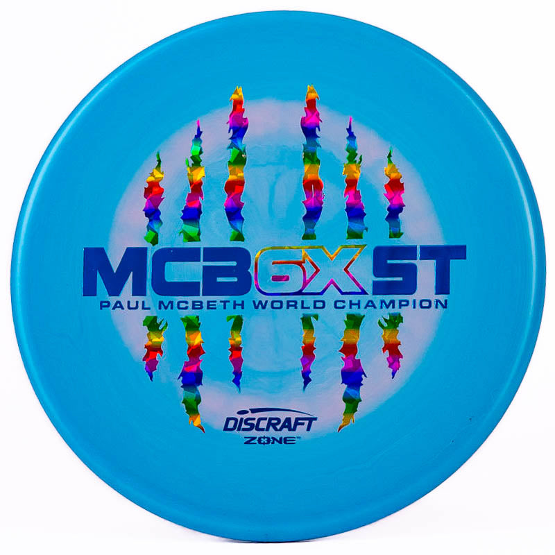 Discraft Paul McBeth 6x Claw ESP Zone Blue Pink | Rainbow Shatter |  173g-174g