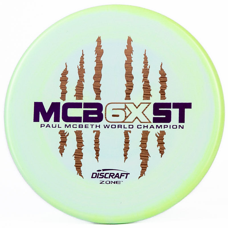 Discraft Paul McBeth 6x Claw ESP Zone Green Blue | Woodgrain |  173g-174g