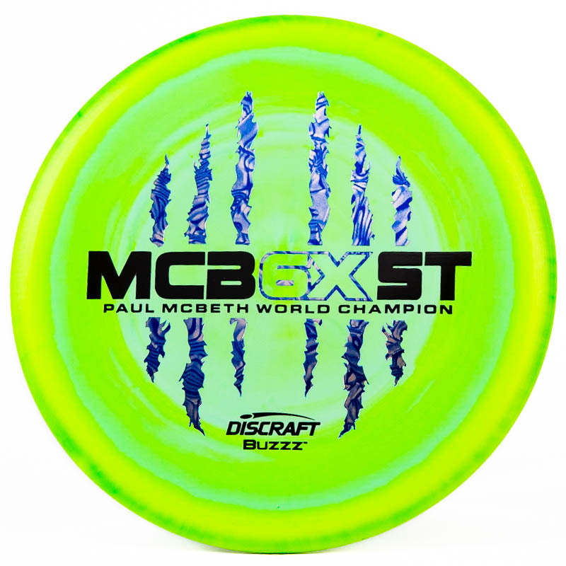 Discraft Paul Mcbeth 6x Claw Mc Beast Buzzz Green | Blue Rose Pattern |  177g+