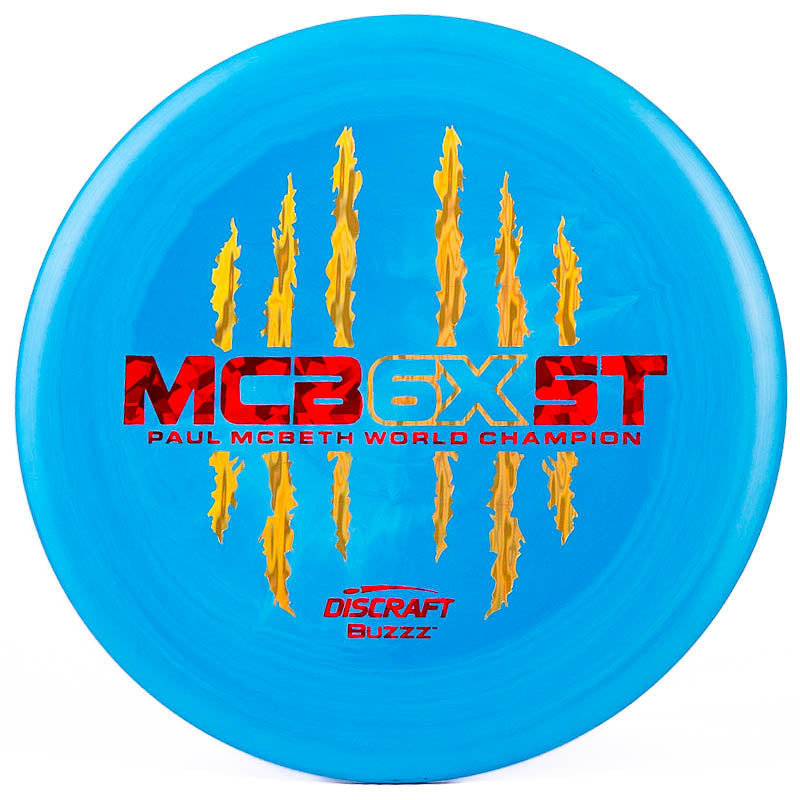 Discraft Paul Mcbeth 6x Claw Mc Beast Buzzz Blue | Red Shatter |  177g+